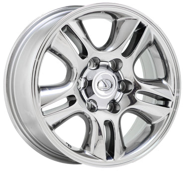 17" Lexus GX470 Bright Chrome wheels rims Factory OEM 2003-2009 set 74167