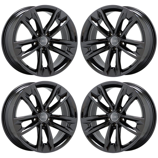 18" Audi Allroad Black Chrome wheels rims Factory OEM Set 59013 EXCHANGE