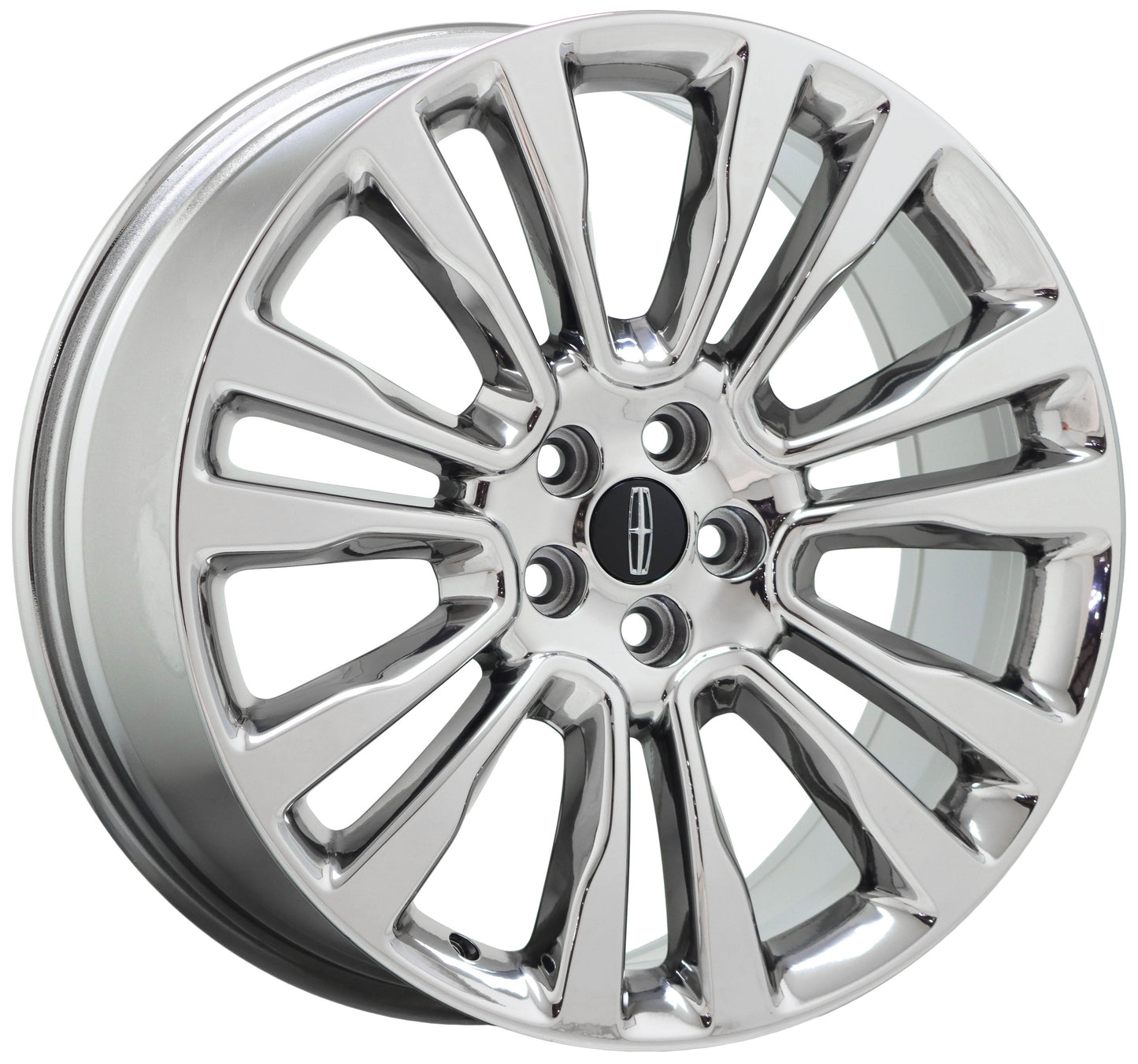 20" Lincoln Continental Bright Chrome wheels rims Factory OEM set 10091 EXCHANGE