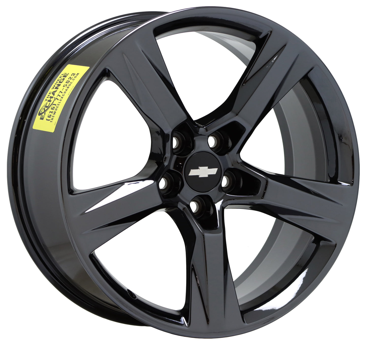 20x8.5" 20x9.5" Camaro SS Black Chrome wheels rims Factory OEM GM set 5760 5764