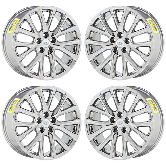 20" Cadillac XT4 CT5 Bright Chrome wheels rims Factory OEM set 2019-2023 - 4825