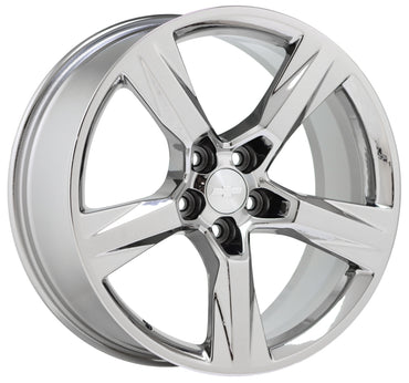 20x8.5" 20x9.5" Camaro SS Bright Chrome wheels rims Factory OEM set 5760 5764