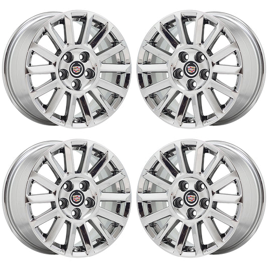17" Cadillac CTS Sedan Bright Chrome wheels rims Factory OEM set 4668 EXCHANGE