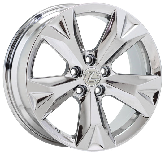18" Lexus NX300 NX Turbo Bright Chrome wheel rim Factory OEM 74356 x1