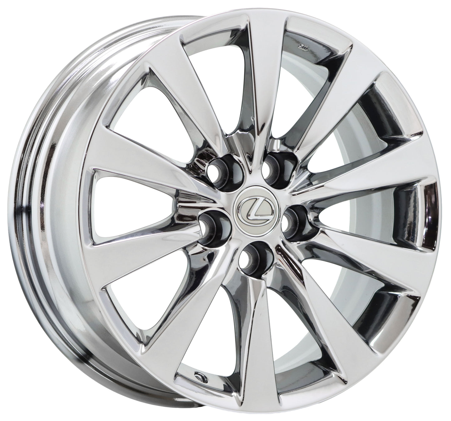 18" Lexus LS460 LS600HL Bright Chrome wheels rims Factory OEM set 74221 EXCHANGE