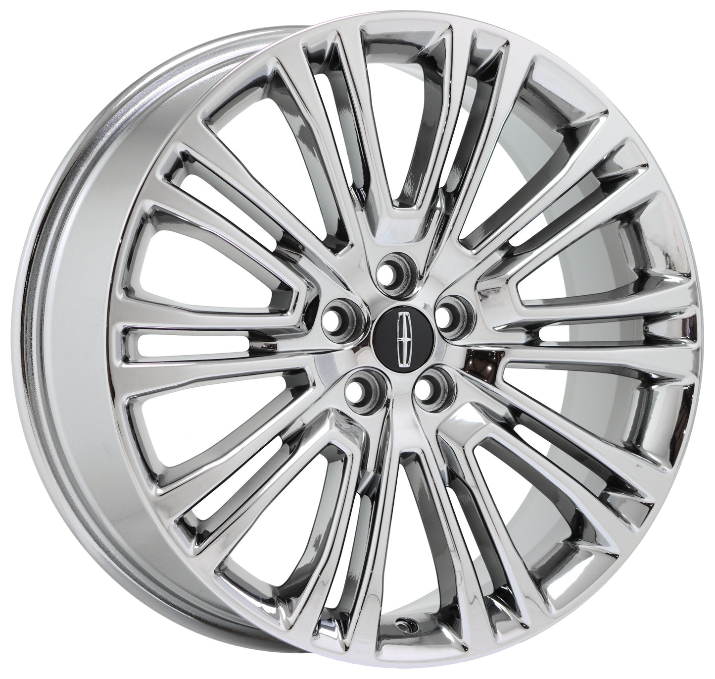 20" Lincoln MKX Nautilus Bright Chrome wheels rims Factory OEM set 10075