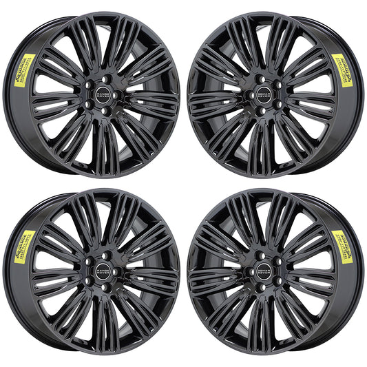 22x9.5 Range Rover Black Chrome wheels rims Factory OEM 2018 2019 2020 72328