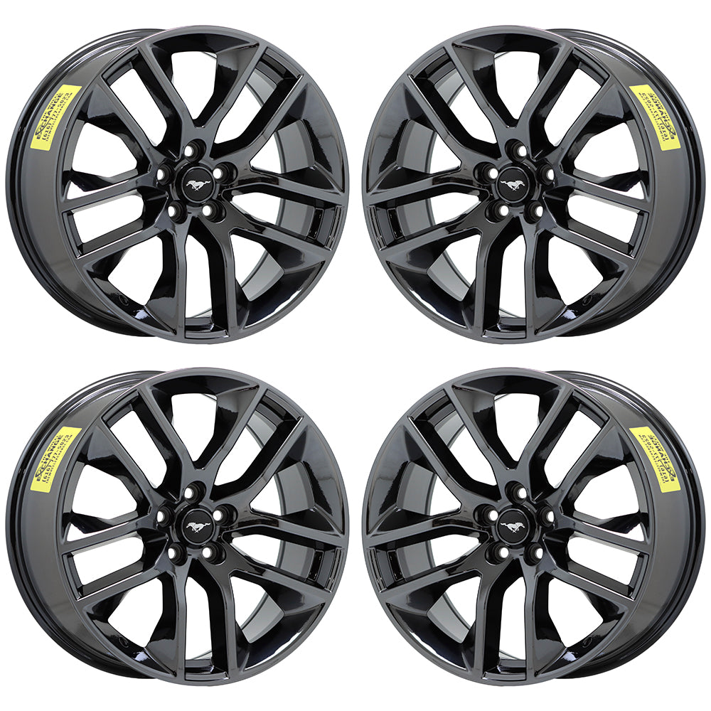 20" Ford Mustang Black Chrome wheels rims Factory OEM set 10039