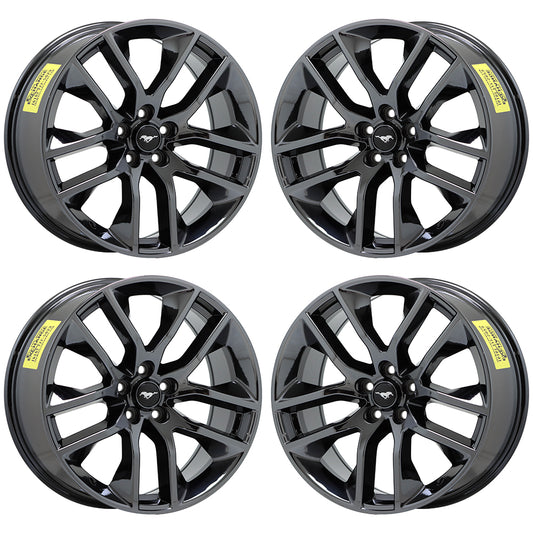 20" Ford Mustang Black Chrome wheels rims Factory OEM set 10039