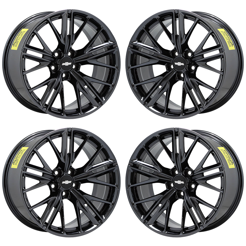 20" Camaro ZL1 Black Chrome wheels rims OEM GM 5773 5774 EXCHANGE