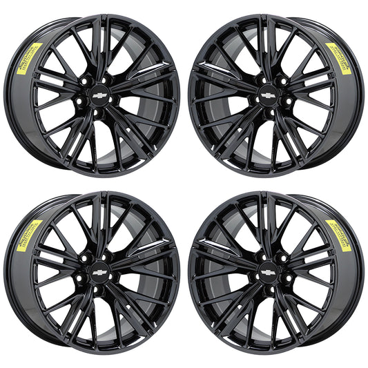 20" Camaro ZL1 Black Chrome wheels rims OEM GM 5773 5774 EXCHANGE