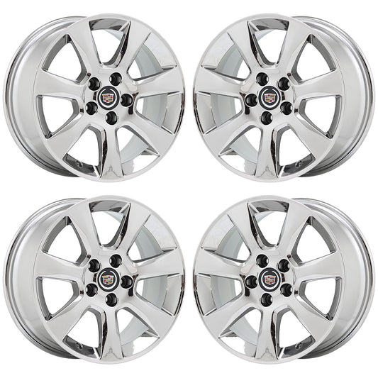 17" Cadillac ATS sedan Bright Chrome wheels rims Factory OEM set 4702