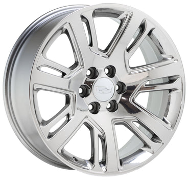 22" Cadillac Escalade Bright Chrome wheels rims Factory OEM 2015-2020 set 4 4738