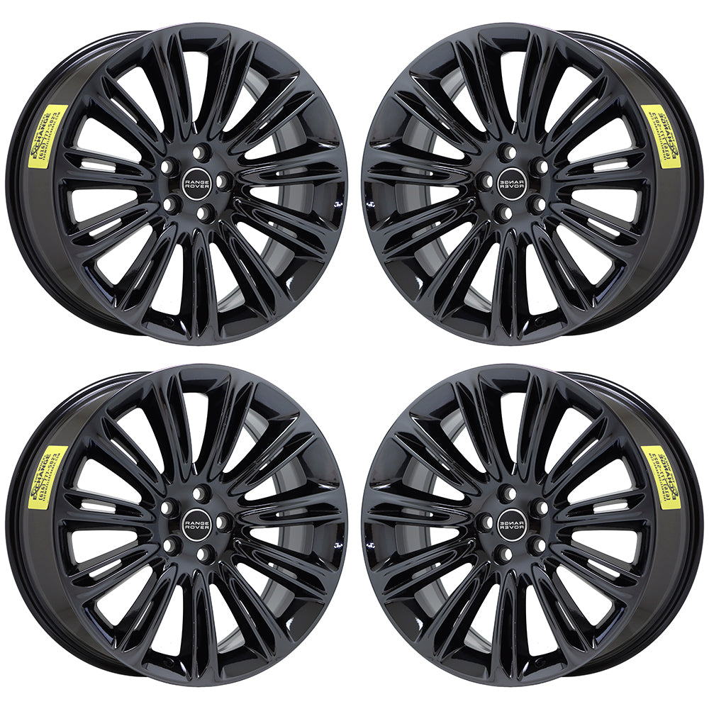 22" Land Range Rover Black Chrome wheels rims Factory set 72324 EXCHANGE