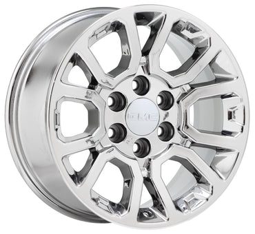 18" GMC Sierra 1500 Yukon Silverado Bright Chrome wheels Factory OEM set 5649