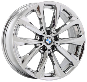 19" BMW X3 X4 Bright Chrome wheels rims Factory OEM set 4 86351