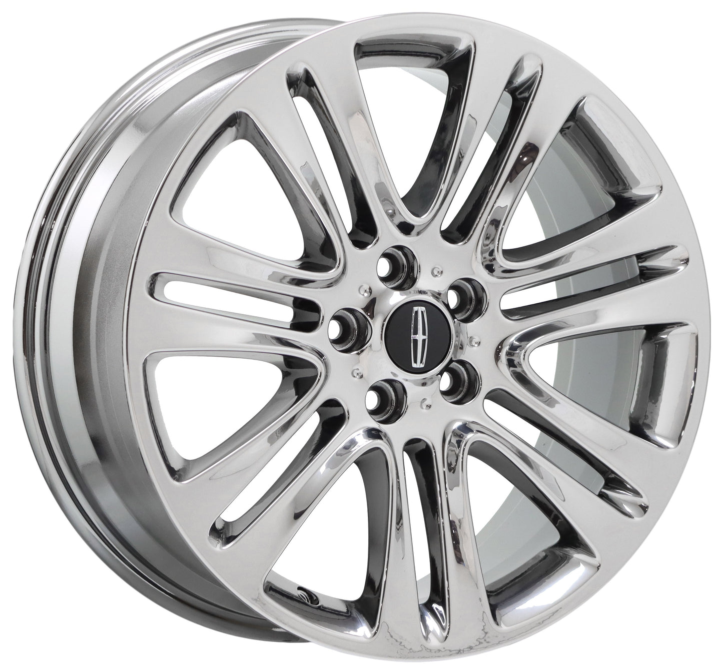 18" Lincoln MKZ Platinum Bright Chrome wheels rims Factory OEM set 4 3952