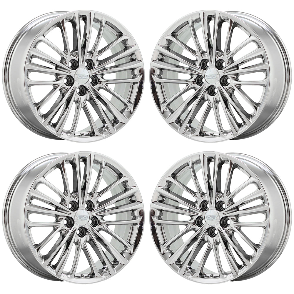 20" Cadillac CT6-V Bright Chrome wheels rims Factory OEM set 4829 EXCHANGE