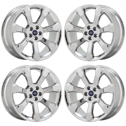 21" Ford Explorer ST Bright Chrome wheels rims Factory OEM set 10271 EXCHANGE