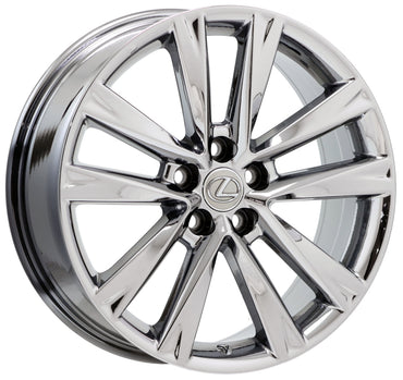 19" Lexus RX350 RX450 F-Sport Bright Chrome wheels rims Factory OEM set 4 74279