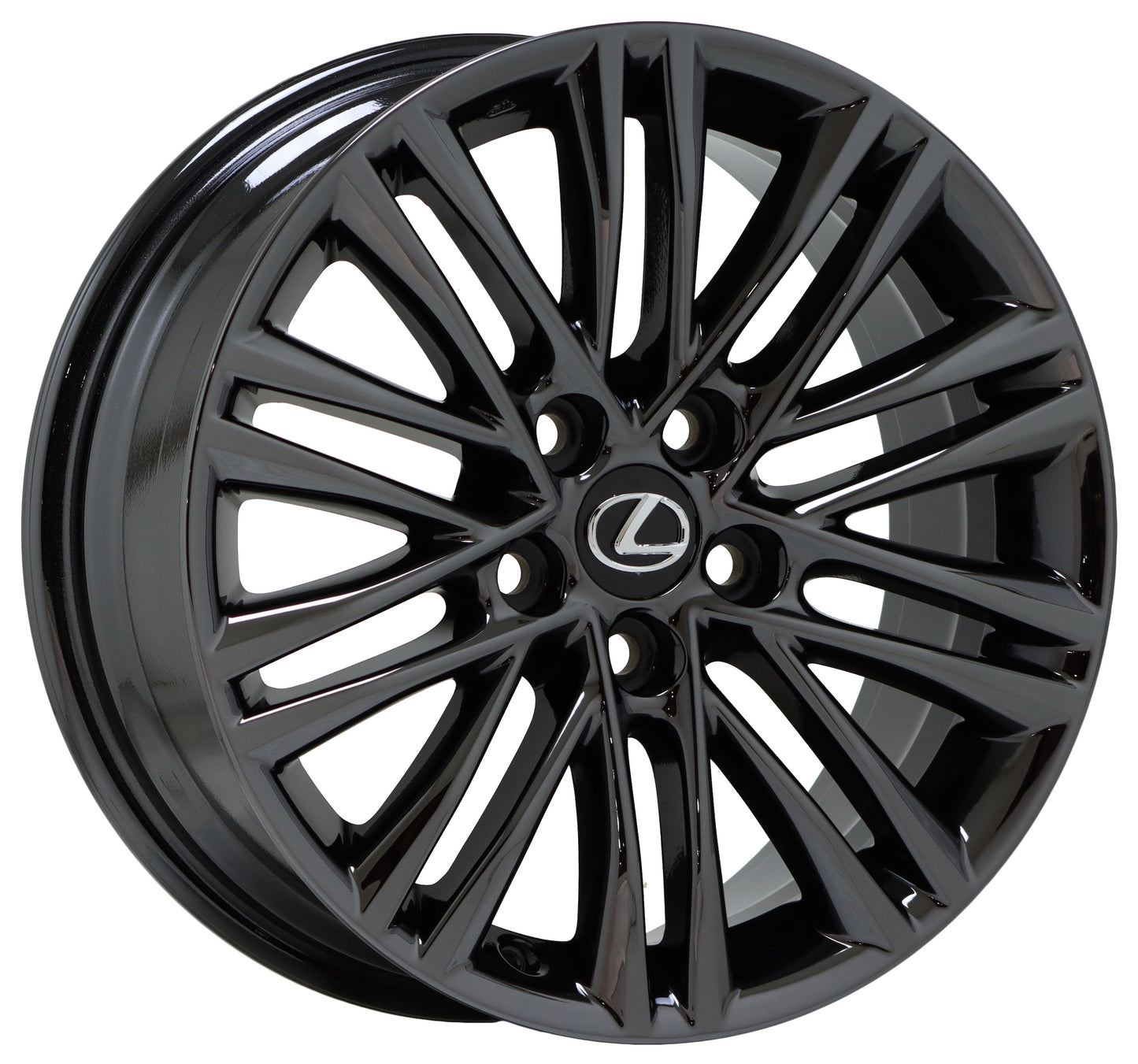 17" Lexus ES350 Black Chrome wheels rims Factory OEM set 74277 EXCHANGE