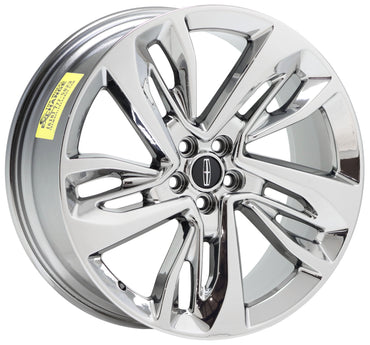 21" Lincoln MKX / Ford Edge Bright Chrome wheels rims Factory set 10076
