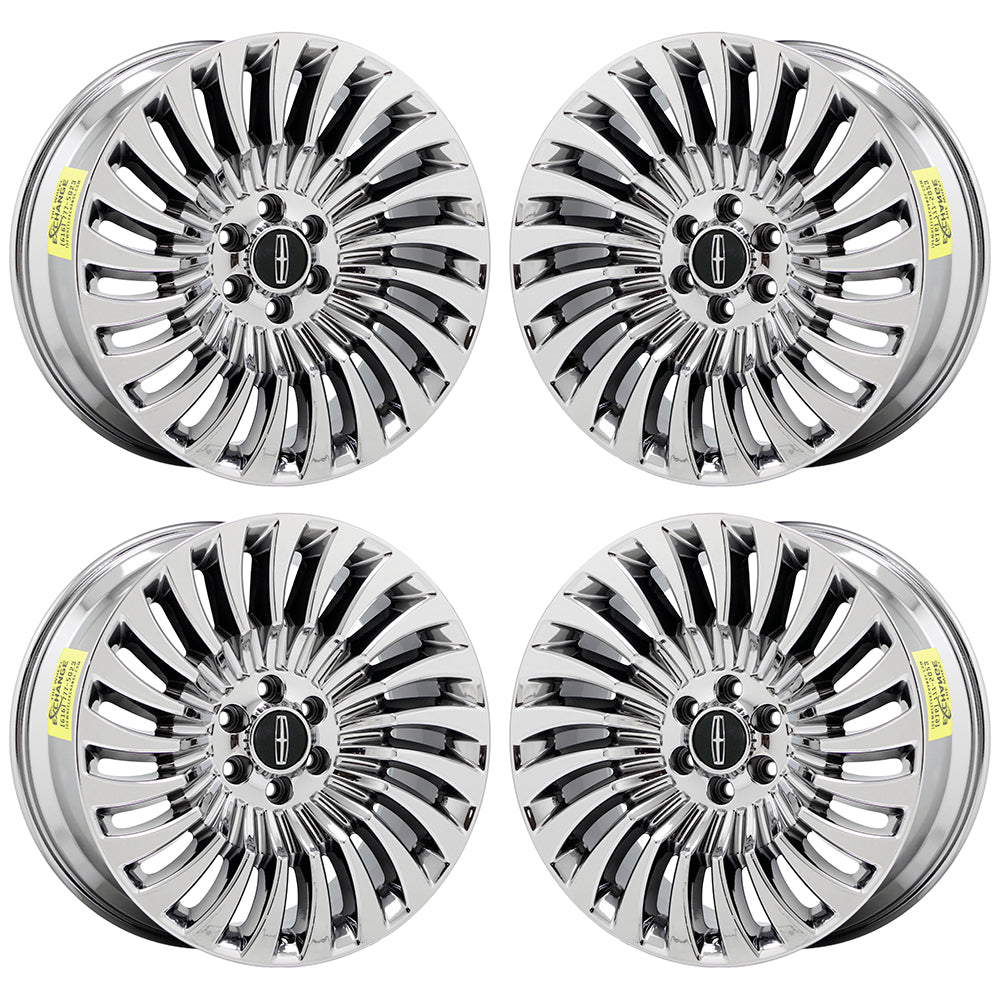 22" Lincoln Navigator Bright Chrome wheels rims Factory OEM set 10179 EXCHANGE