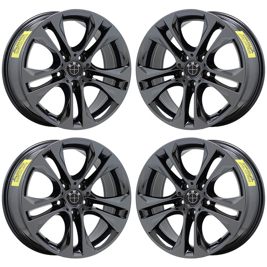 18" BMW X3 X4 Black Chrome wheels rims Factory OEM set 86099