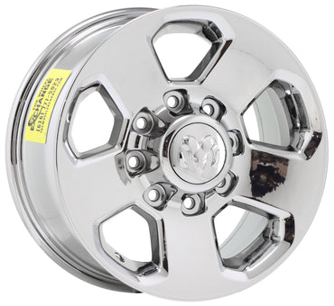 17" Dodge Ram 2500-3500 Truck Bright Chrome wheels rims Factory OEM set 2498
