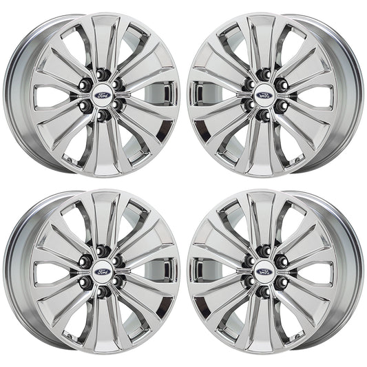 20" Ford F150 Truck Bright Chrome wheels Factory OEM set 4 10173 EXCHANGE