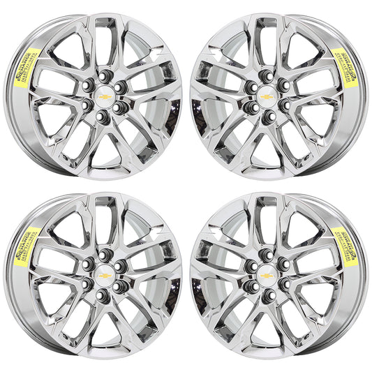 18" Chevrolet Traverse Blazer Bright Chrome wheels Factory OEM set 5843 EXCHANGE
