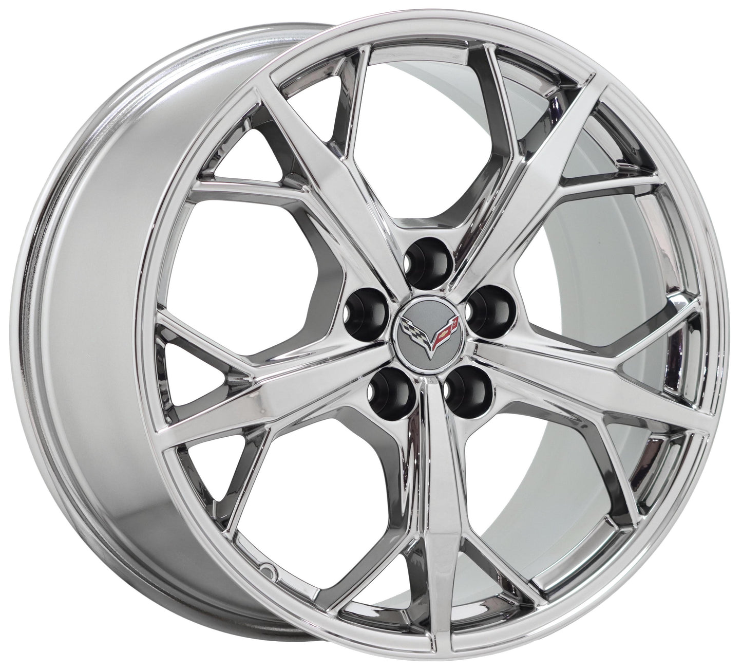19x8.5 20x11 Corvette C8 Bright Chrome wheels Factory OEM 14011 14012 EXCHANGE