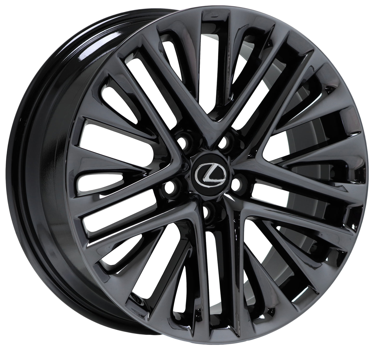 18" Lexus ES350 Black Chrome wheels rims Factory OEM set 74278