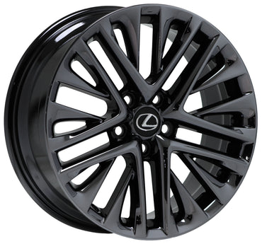 18" Lexus ES350 Black Chrome wheels rims Factory OEM set 74278
