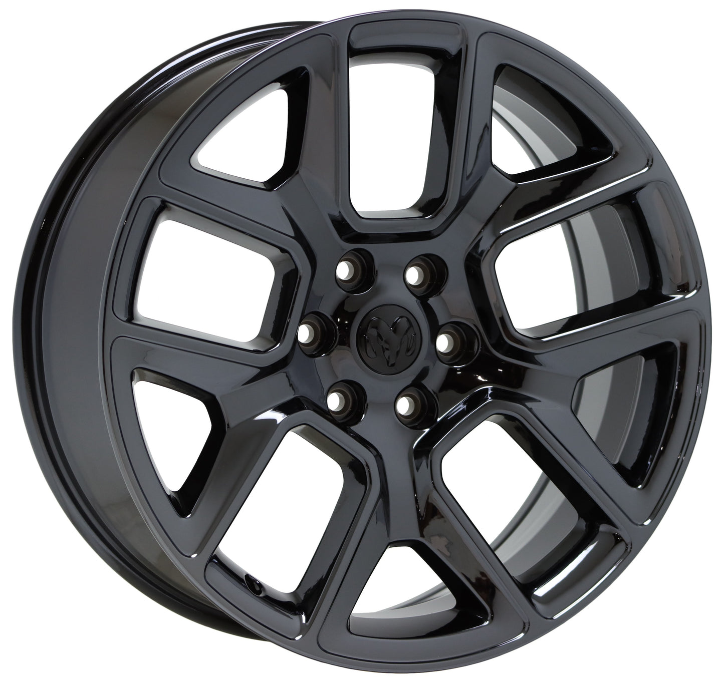 22" Dodge Ram 1500 Black Chrome wheels rims Factory OEM 2019-2023 set 4 2684