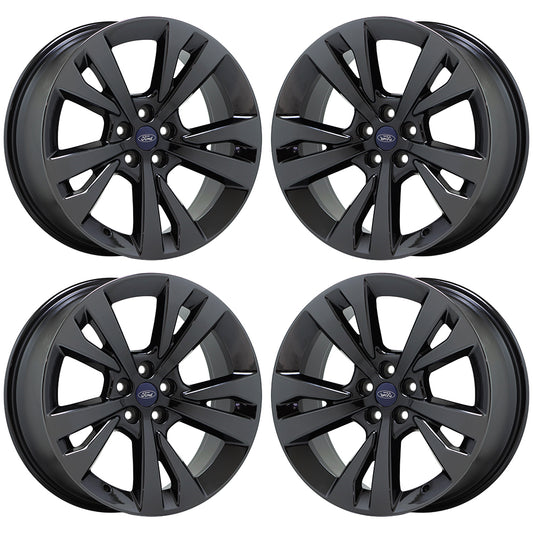 20" Ford Explorer Black Chrome wheels rims Factory OEM set 10267 EXCHANGE
