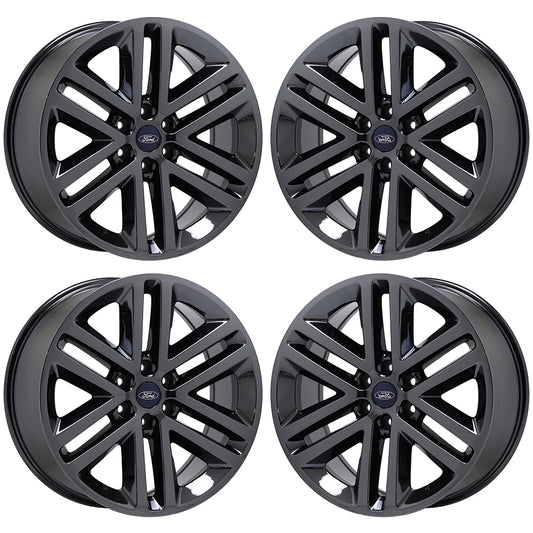 22" Ford F150 Expedition Black Chrome wheels rims Factory OEM set 3993 EXCHANGE