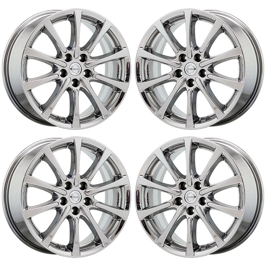 18" Nissan Murano Bright Chrome wheels rims Factory OEM set 4 2015-2020 62745
