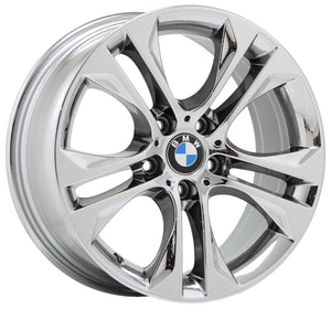 EXCHANGE 18" BMW X3 X4 PVD Chrome wheels rims Factory OEM set 86099