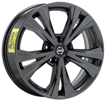18" Nissan Rogue Black Chrome wheels rims Factory 2017 2018 2019 set 62747