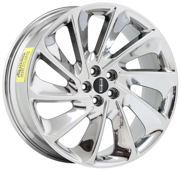 21" Lincoln Nautilus Bright Chrome wheels rims Factory OEM 2019-2023 set 10218