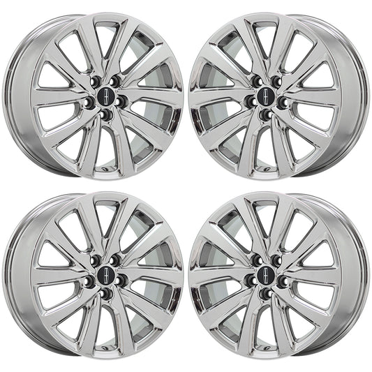 18" Lincoln Continental Bright Chrome wheels rims Factory OEM 10087 EXCHANGE