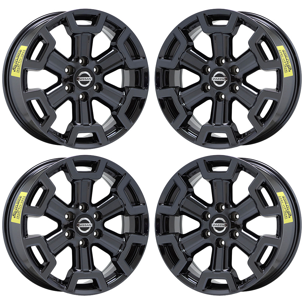 20" Nissan Titan XD Truck Black Chrome wheels rims Factory OEM Set 4 62727