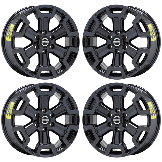 20" Nissan Titan XD Truck Black Chrome wheels rim Factory OEM set 62727 EXCHANGE
