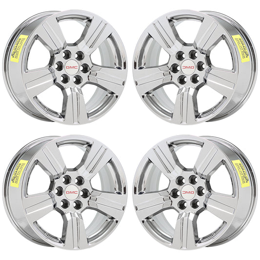 18" GMC Canyon Truck Bright Chrome wheels rims Factory OEM set 5673 EXCHANGE