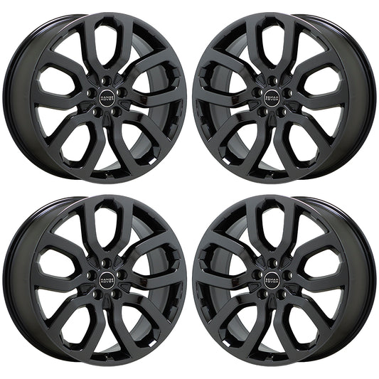 22" Range Rover Sport Black Chrome Wheels Rims Factory OEM Set 72247 EXCHANGE