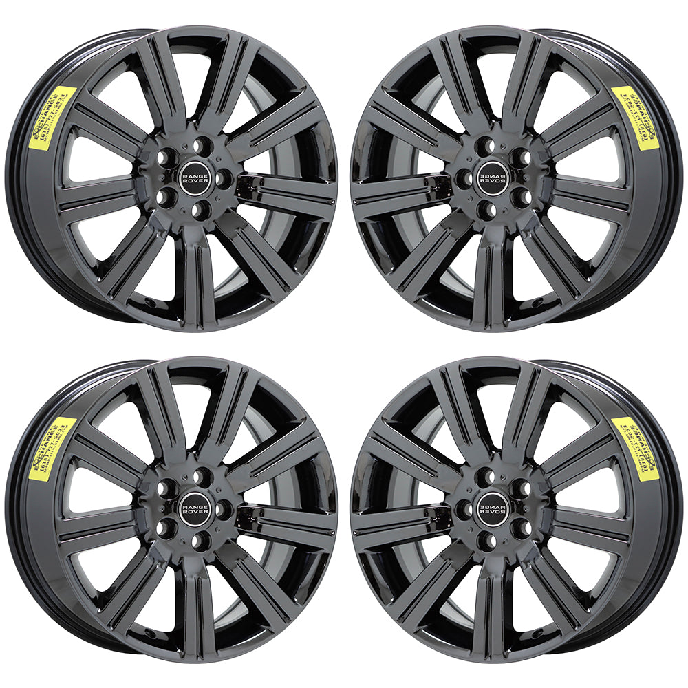 20" Land Range Rover Sport Black Chrome Wheels Rims Factory Set 72200