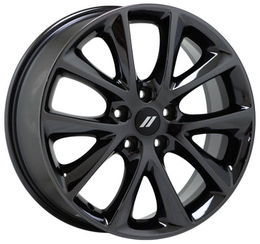 20" Jeep Grand Cherokee Black Chrome wheels rims Factory OEM set 4 2496