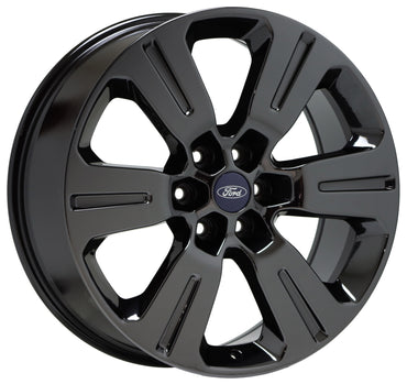 22" Ford F150 Truck Black Chrome wheels rims Factory OEM set 4 10064