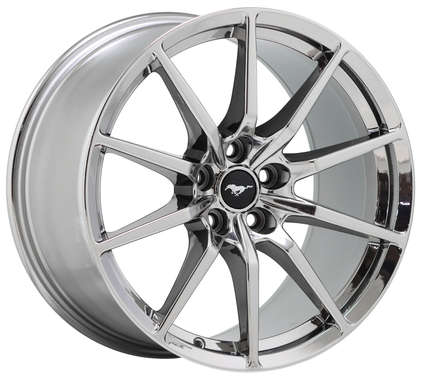 19x10.5" 19x11" Mustang GT350 Bright Chrome wheels Factory 10053 10054 EXCHANGE